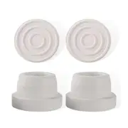 4PCS Pool Ladder Bumpers DDV Replacement Pool Ground Ladder Bumper Guard for Swimming Pool Ladder Ru White