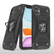MCC Shockproof iPhone 12 mini Heavy Duty Case Cover Tough Apple Ring [Black]