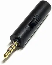 S Service ST35-SWAF Microphone Mute (Silencing) Switch Adapter, 4 Poles 3.5mm Stereo Mini Compatible with CTIA Standard