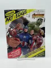 Brand New Crayola Art with Edge Marvel Avengers Infinity War 28 Pages+Poster