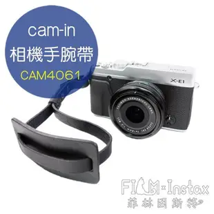 【 cam-in CAM4061 真皮手腕帶 黑色 】大版可調式 相機手腕帶 菲林因斯特