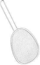 MAGICLULU Stainless Steel Deep Fryer Strainer French Fry Holder Grease Container Strainer Snack Basket Frying Mesh Container