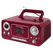 Portable Stereo CD Player with Bluetooth, AM/FM Stereo Radio and Cassette Pla...