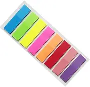 Page Flags | 8 Colors Page Tabs Sticky for Books,Colored Sticky Tabs Notes Flags, Fluorescent Index Tab Stickers for Students, Teachers, Workers