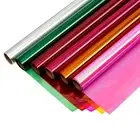 6 Roll Cellophane Wrap - Transparent Colored Wrapping Paper for Baskets Treat...