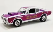 New Acme 1:18 Scale 1968 Plymouth Barracuda Super Stock - Billy The Kid A1806125