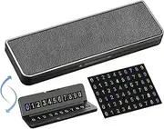 shpuuyy Temporary Parking Number Plate | Car Dashboard Phone Number Sign Plate,Auto Accessories Multi-functional Gadgets for Truck Dashboard Decoration Automotive Garage