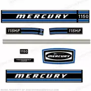 Fits Mercury 1972 115HP Outboard Engine Decals