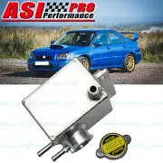 Silver Aluminum Coolant Reservoir Tank For SUBARU IMPREZA WRX 04-19 ;STI 2002-07