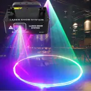 2022 Animation DMX RGB Laser Beam Scanner Projector Lamp Disco Sound Stage Light