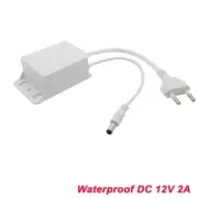 DC12V 2A Waterproof EU Power Adapter for CCTV Security Surveillance Cameras AHD