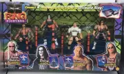 HTF WCW Toy Biz Ring Fighters Box Set W/Steiner-Brett Hart-Goldberg-Sting MIB!