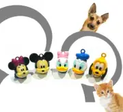 Mickey & Minnie Mouse Pluto Donnald Duck Daisy Duck Cat & Dog Bells for collars