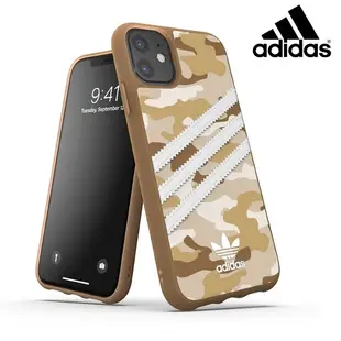 【adidas】Originals Samba 咖啡 沙漠迷彩手機殼iPhone 11 運動潮流時尚 帆布背板