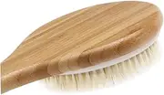 MERRYHAPY Body Shower Brush with Long Bamboo Handle Natural Bristle Bath Scrubbing Brush Exfoliating Brush for Feet Knees Legs with Hanging String
