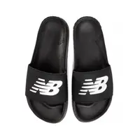 在飛比找蝦皮商城優惠-【NEW BALANCE】NB 休閒 基本LOGO 拖鞋 黑