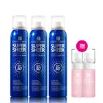 妍霓絲SPF50清爽沁涼防曬噴霧180MLX3入(贈玫瑰噴霧50MLX2)