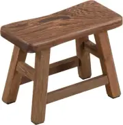EKDJKK Sturdy Step Stool 10.6 Inch Rustic Solid free size, As Picture Show