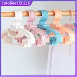 20PCS PORTABLE CUTE CLOTHES HANGER KID BABY CLOTHES COAT PLA