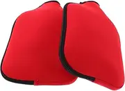 ibasenice 2pcs Pickle Racket Cover Paddle Holder Table Tennis Racket Storage Bag Paddle Protector Table Tennis Bat Cover Case Paddle Storage Bag Racquet Cover Paddle Pouch Neoprene Red