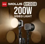 Zhiyun Molus G200 200W Bi-Color COB LED Video Light 2700K-6500K APP Control NEW