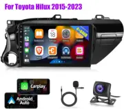 4-64GB For Toyota Hilux 2015-2023 Android 14 Car Stereo Radio CarPlay Head Unit