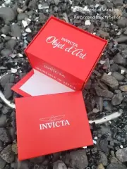 Invicta Objet D'Art Red Color Collectables Limited Edition Gift Box IPM-328