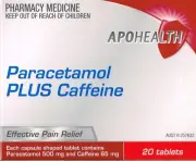 =>PRICE SMASH APOHEALTH PARACETAMOL PLUS CAFFEINE 20 TABLETS = PANADOL EXTRA