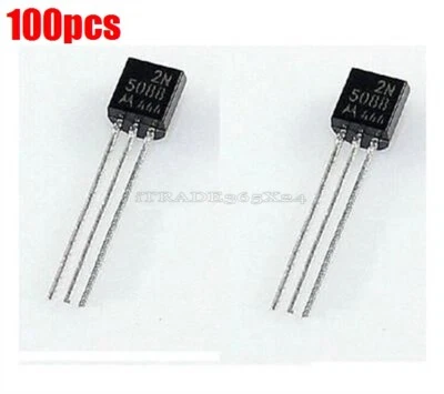 100Pcs 2N5088 TO-92 Npn Amplifer Transistor Ic New mr