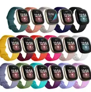 For Fitbit Versa 4 3 /Sense Watch Strap Replacement Silicone Sports Wrist band