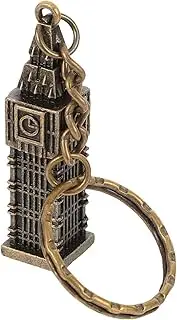 [GALPADA] Keychain Miniature Clock Tower Model Durable Travel Souvenir Unique London Ornament Portable Key Ring Pendant for Handbag Charm and Collectors