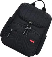AKOOSY Large Capacity Diaper Bag Backpack for Moms Tear Lightweight Organizer for Essentials for Travel Excursions and Daily Outings Classic