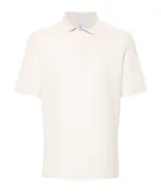 textured-finish polo shirt XXL White