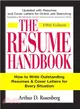 The Resume Handbook ─ How to Write Outstanding Resumes and Cover Letters for Every Situation