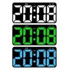 Digital Wall Clock with LED Display, Countdown and 12/24H Time Calendar