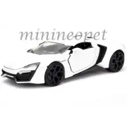 JADA 98028 BIGTIME MUSCLE LYKAN HYPERSPORT SUPER CAR 1/24 DIECAST MODEL WHITE