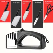 4in1 Fast Household Four-stage Sharpener Manual Fixed-angle Sharpening Scissors