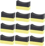 Zerodeko 10pcs Tire Dressing Applicator Pads Multifunctional Car Interior Washing Sponge Super Absorbent Wax Applicator for for Daily Use and Replacement Needs