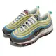 Nike 耐吉 休閒鞋 Air Max 97 SE GS 童鞋 大童 女鞋 灰黃 子彈 刺繡 復古 氣墊 DN4381-001