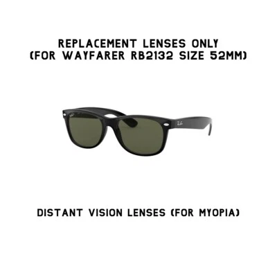 Ray-Ban Wayfarer RB2132 52mm Replacement Lenses Tinted Distant Vision Lenses