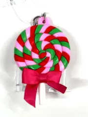 NEW 1 BATH & BODY WORKS CHRISTMAS LOLLIPOP HAND SANITIZER POCKETBAC HOLDER
