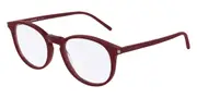 Saint Laurent SL 106 011 Men's Glasses Burgundy Size 50 - Private Health Rebate - Blue Light Block Available