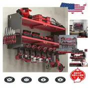 Industrial Style Cordless Drill and Battery Holder Shelf - 280 lbs Capacity