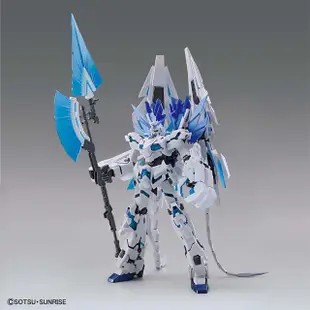 【BANDAI 萬代】基地限定 MG 1/100 RX-0 完美獨角獸鋼彈(萬代模型 模型玩具 組裝模型 鋼彈模型)