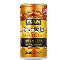 在飛比找蝦皮購物優惠-Asahi 朝日 WONDA金的微糖咖啡182ml-30入(