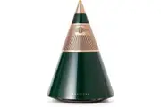 HiFi Bluetooth Speaker with 360 Surround Sound and Deep Bass in Handcrafted Wood Body, Party Speaker for Large Room (Green)