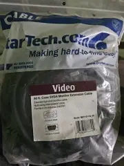 StarTech 50ft Coax High Resolution VGA Monitor Extension Cable - HDDB15 M/F