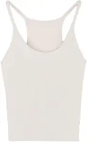 [ZUREGO] Camisole Tops for Women | Strap Basic Camisoles,Comfortable Smoothing Airy Soft Casual Breathable Ladies Camisoles Body Shape for Women White