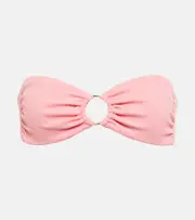 [Melissa Odabash] Melissa Odabash Tortola bandeau bikini top AU 10 pink