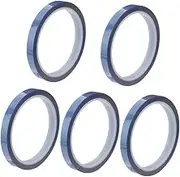 Sublimation Heat Transfer Tape 5 Rolls 10mm x 33m Blue Heat Shrink Transfer Tape No Glue Residue